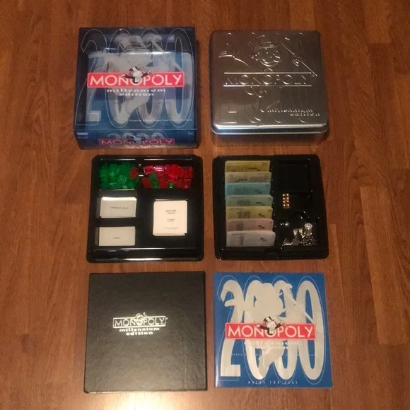Monopoly Millennium 2000 Edition Tin NWOT. - Picture 2 of 7